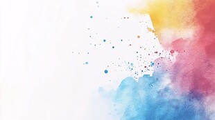 多彩水彩泼墨艺术背景