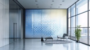 现代简约风格的宽敞办公空间