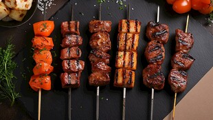 美味烤肉串 诱人食材组合