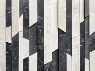 黑白几何大理石墙面纹理