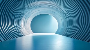 未来感科技隧道场景