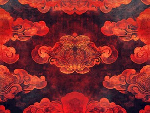 中式传统祥云图案设计