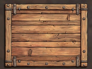 复古木质镶边方形木板