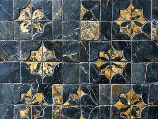 复古花纹大理石拼贴瓷砖