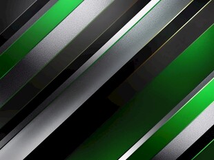 绿银黑三色斜纹背景图案