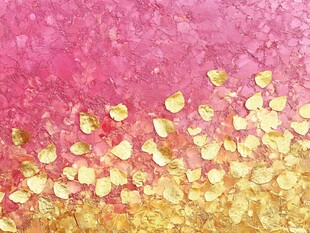 粉色渐变金箔艺术纹理