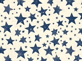 蓝白星星复古风图案背景