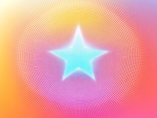炫彩星光背景图