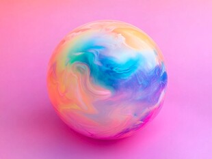 多彩梦幻球体