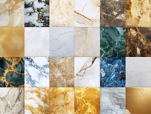 多样大理石纹理精美展示