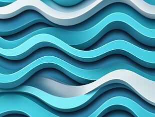 蓝色波浪纹理背景图案