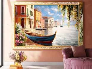 欧式风情壁画 装点温馨空间