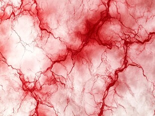 红色脉络纹理抽象背景图