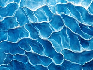 蓝色水波纹理图案