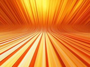 炫彩放射状橙色光影背景