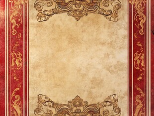 复古华丽边框纹理背景图