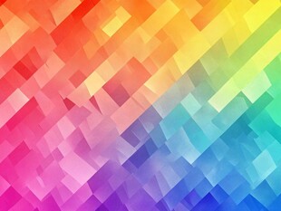 多彩几何拼接炫彩背景图