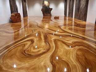 天然木纹艺术的独特空间