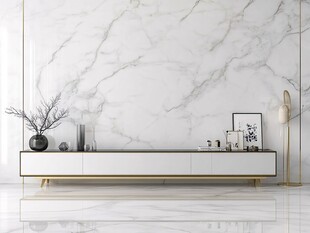 现代简约大理石客厅电视柜