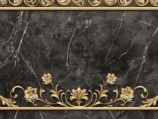黑金大理石奢华装饰图案