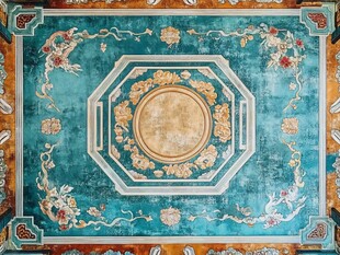 中式古典精美彩绘天花板