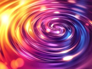 炫彩螺旋光效背景图