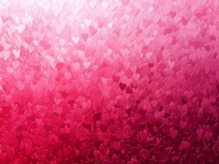 浪漫粉色爱心背景图案