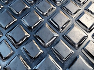 金属方格纹理图案