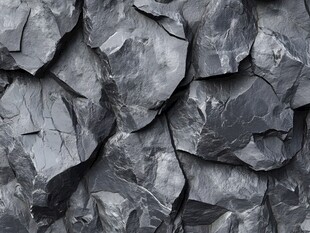 灰黑色岩石纹理墙面