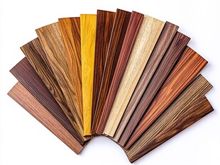 多样木材样本展示