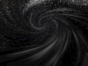 黑色漩涡星空梦幻背景图
