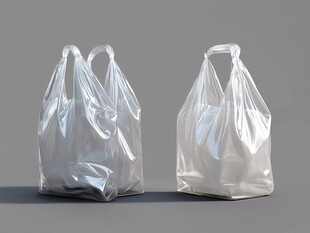 透明塑料袋 简洁静物展示