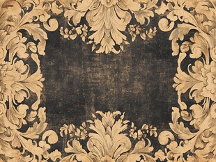 复古巴洛克风格花纹背景图