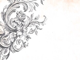 复古花卉卷草纹装饰图案