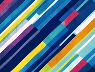 多彩斜线条纹抽象背景图