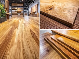 优质实木地板细节展示