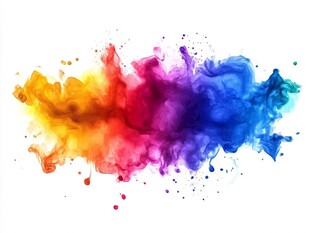 绚丽多彩的水墨烟雾效果