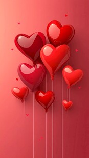 爱心气球营造浪漫氛围
