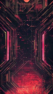 未来科技感炫酷几何背景