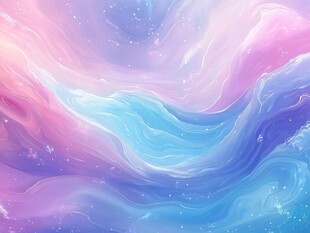 梦幻渐变流体星空背景图