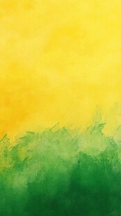 黄绿渐变水彩背景图