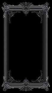 复古华丽黑色装饰边框