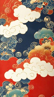 中式传统云纹吉祥图案