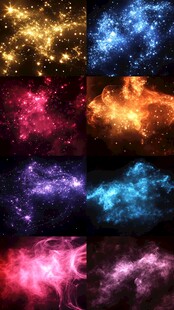 绚丽多彩的梦幻星云集合