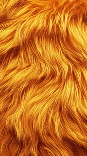 金色蓬松毛绒质感纹理
