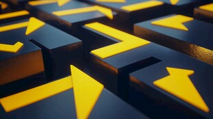 箭头方块排列的视觉盛宴