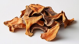 干鸡油菌干货展示