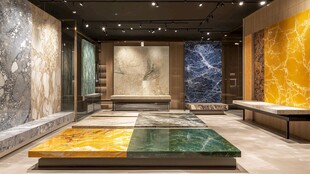 奢华大理石展厅展示空间