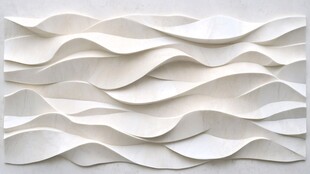 波浪纹理立体墙面装饰