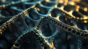 未来感网状结构科技图像